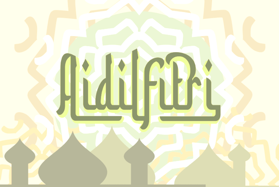 a aidilfitri font