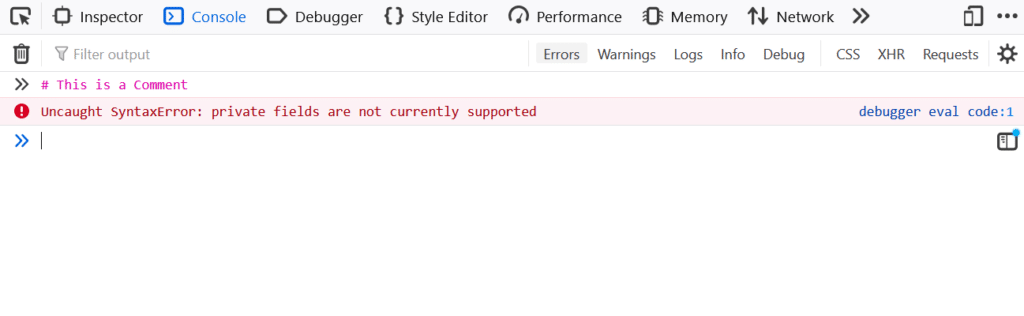 Erreur de syntaxe non détectée dans JavaScript