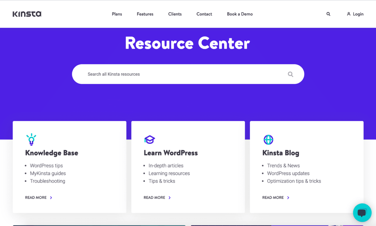 Nuestra página de recursos de WP
