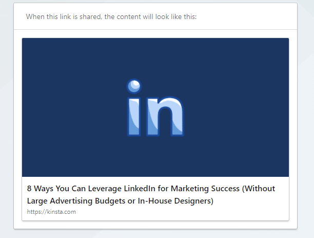 Linkedin post inspector