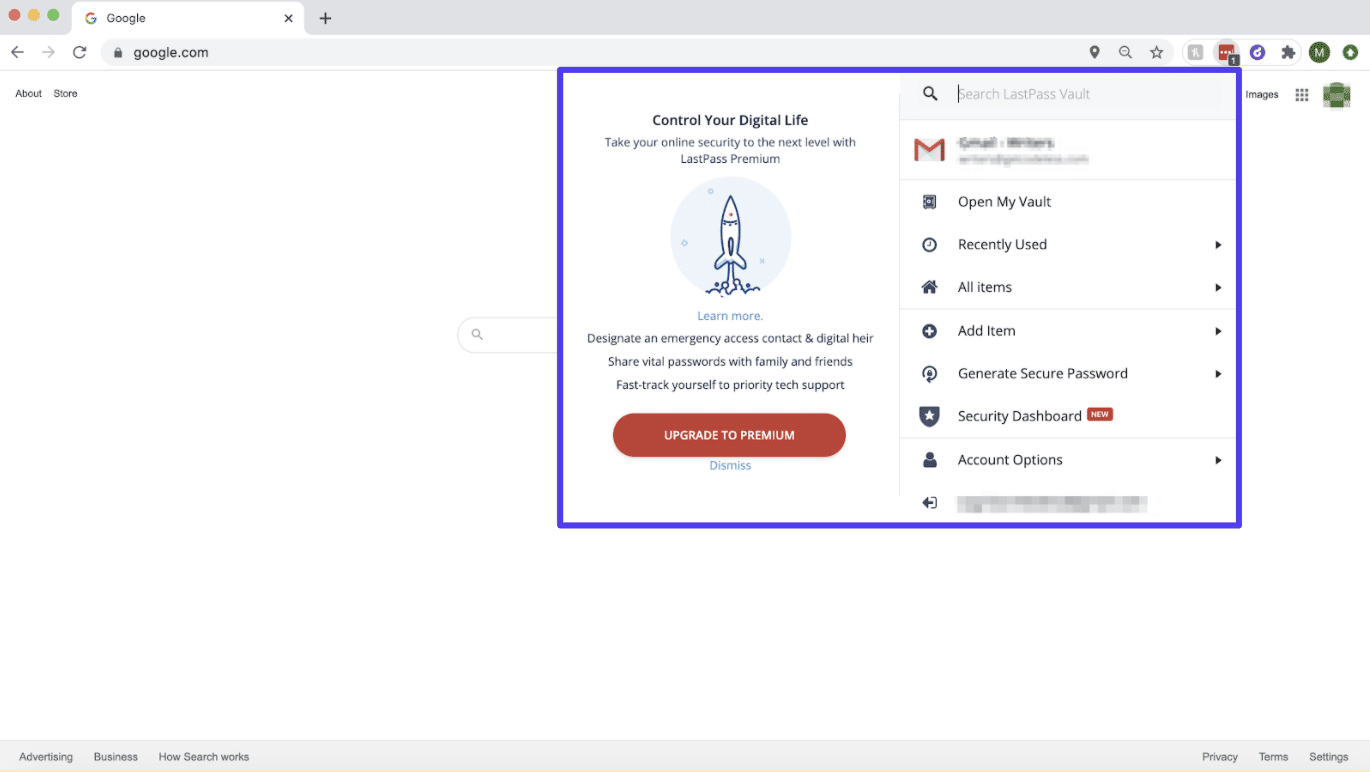 Extensions LastPass Chrome