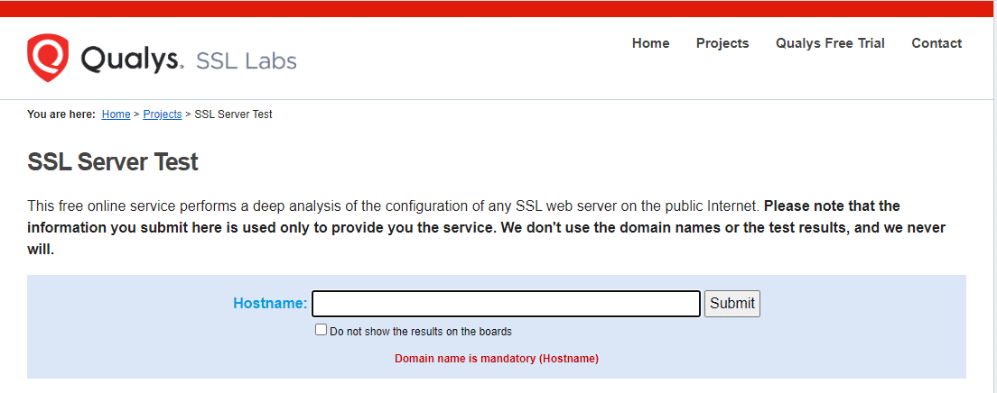qualys ssl test