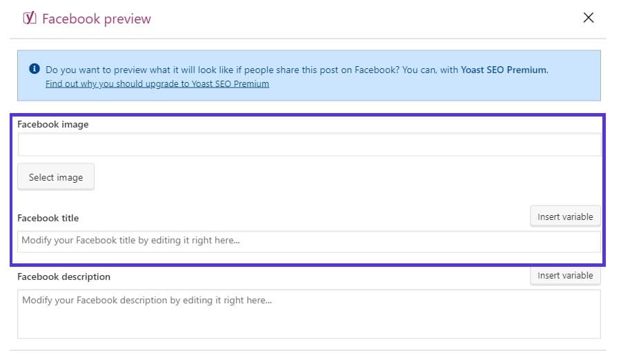 yoast facebook og tag settings