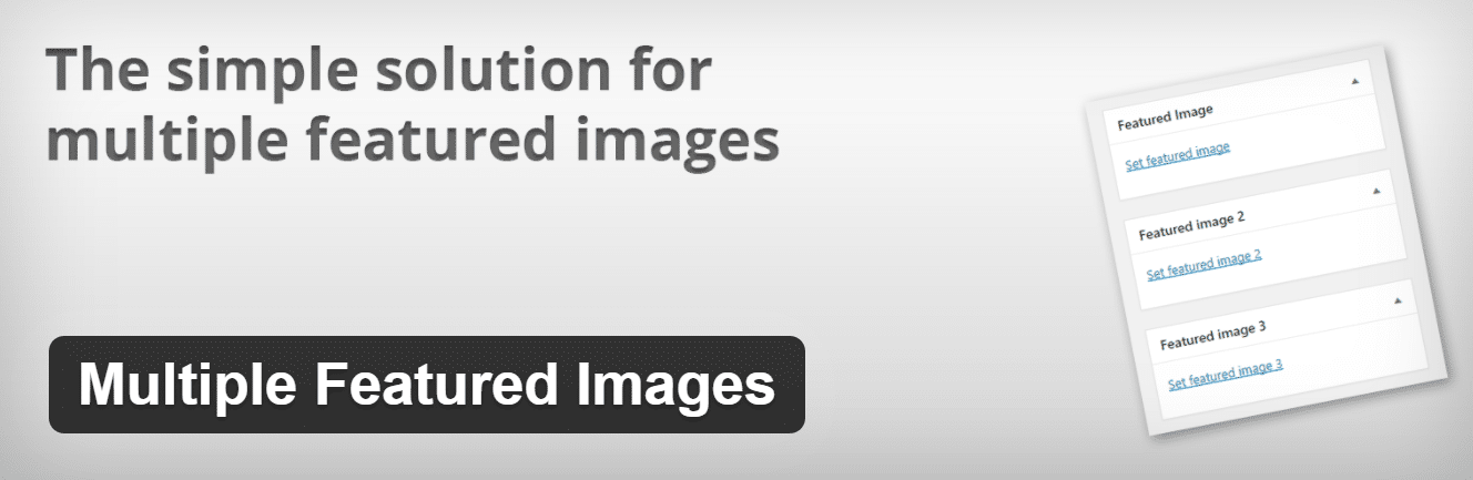 Multiple Featured Images plugin