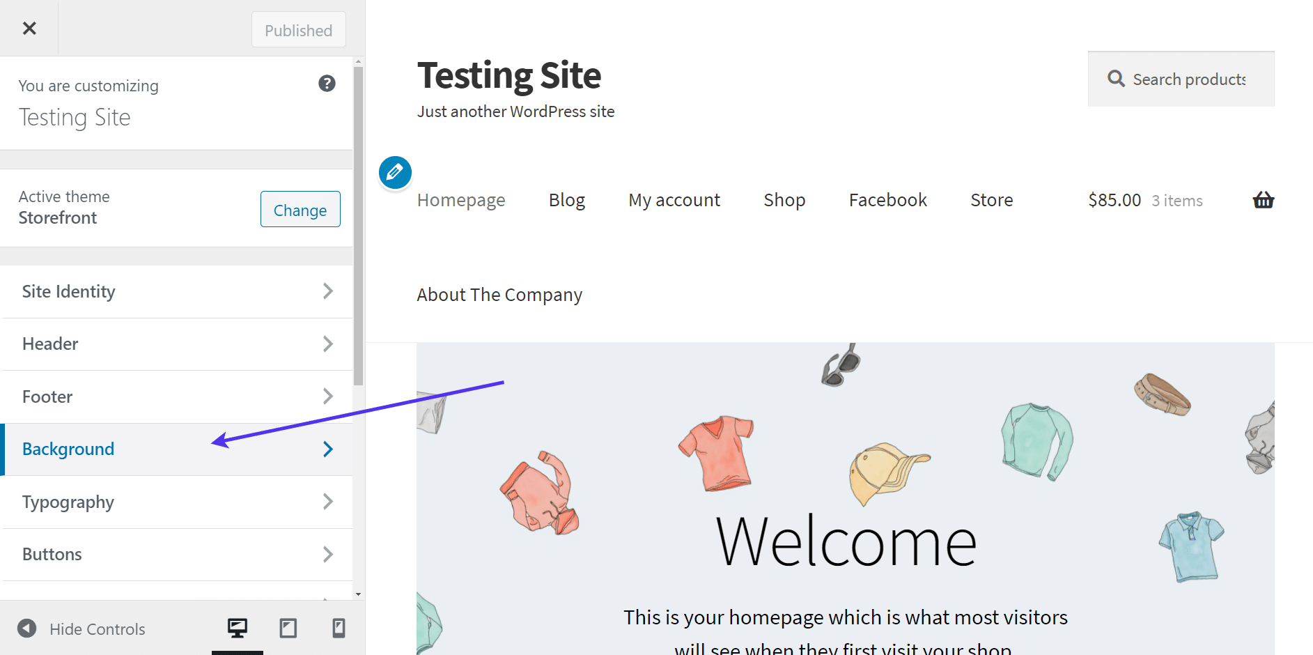 WordPressの背景画像を追加、編集、カスタマイズする方法