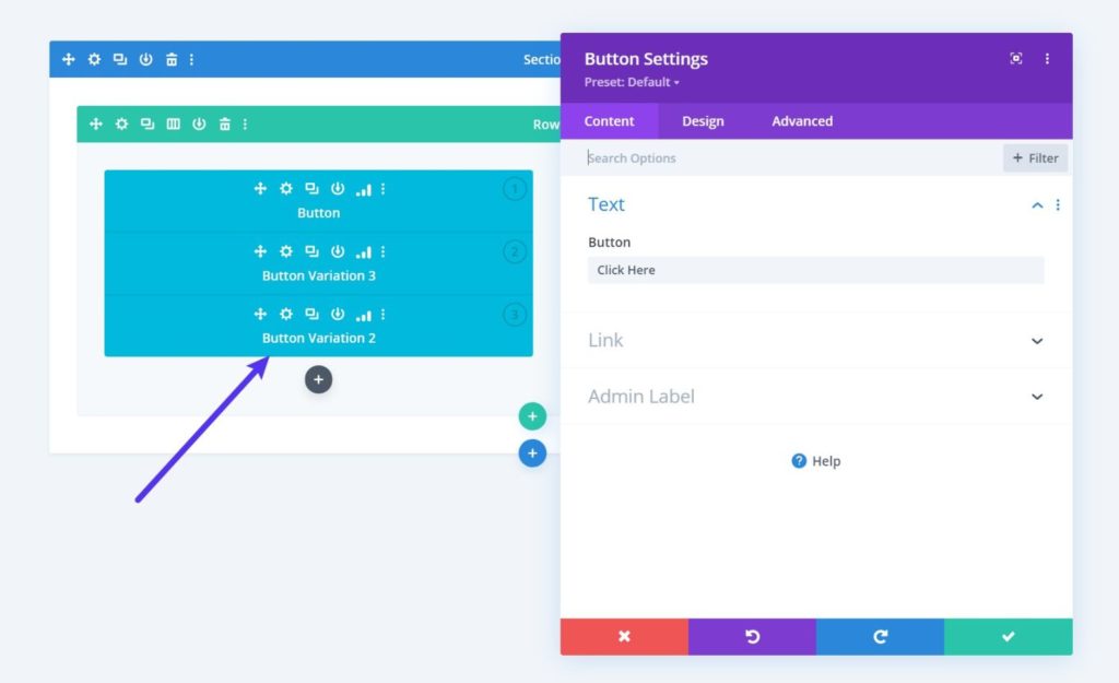 La función de pruebas A/B integrada en Divi