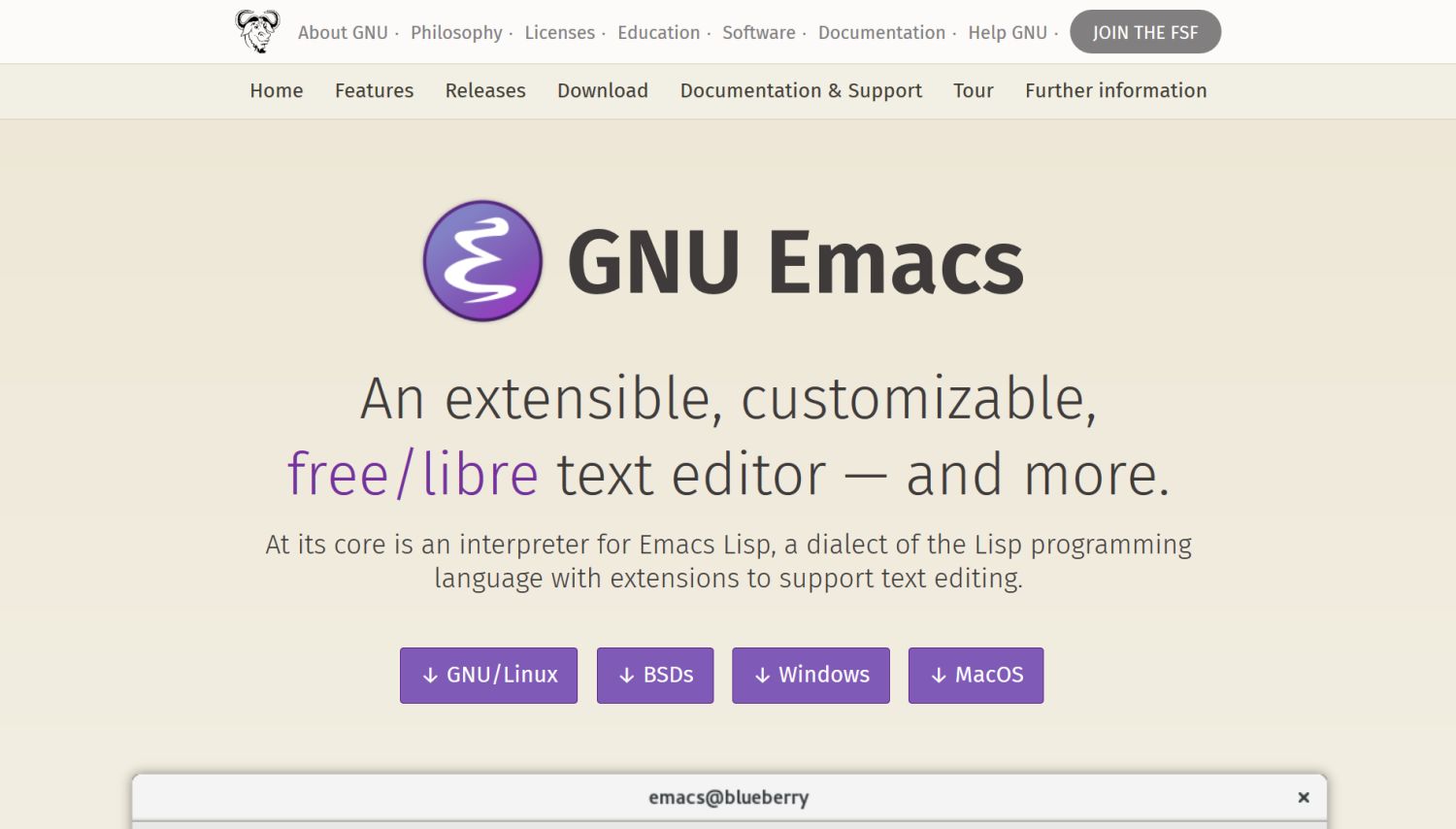 GNU Emacs