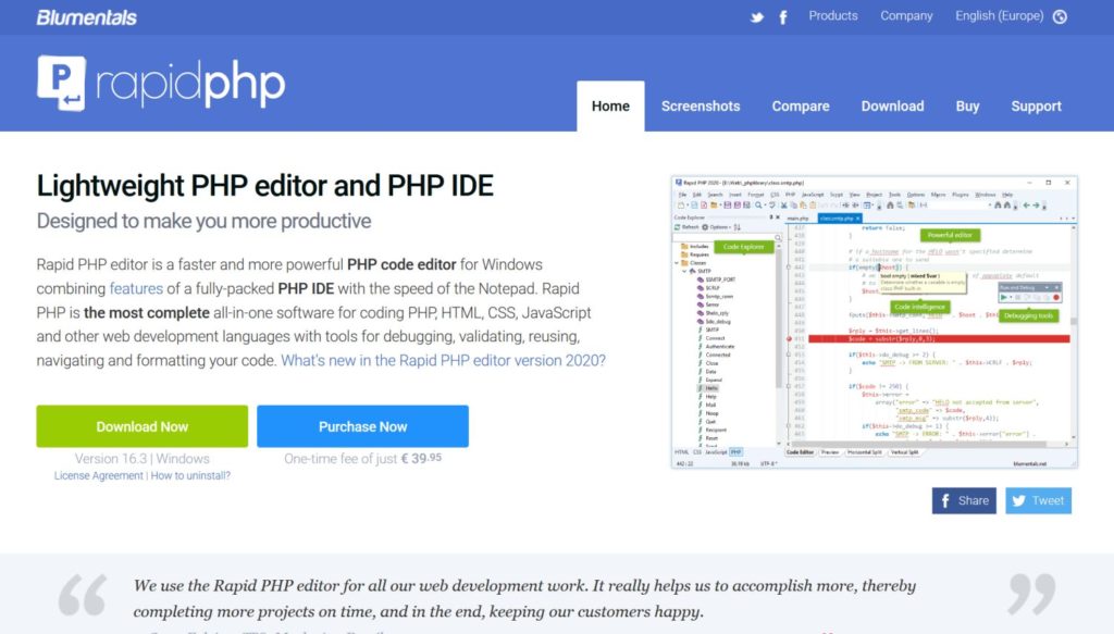 Rapid PHP 2022 17.7.0.248 instal the new version for windows
