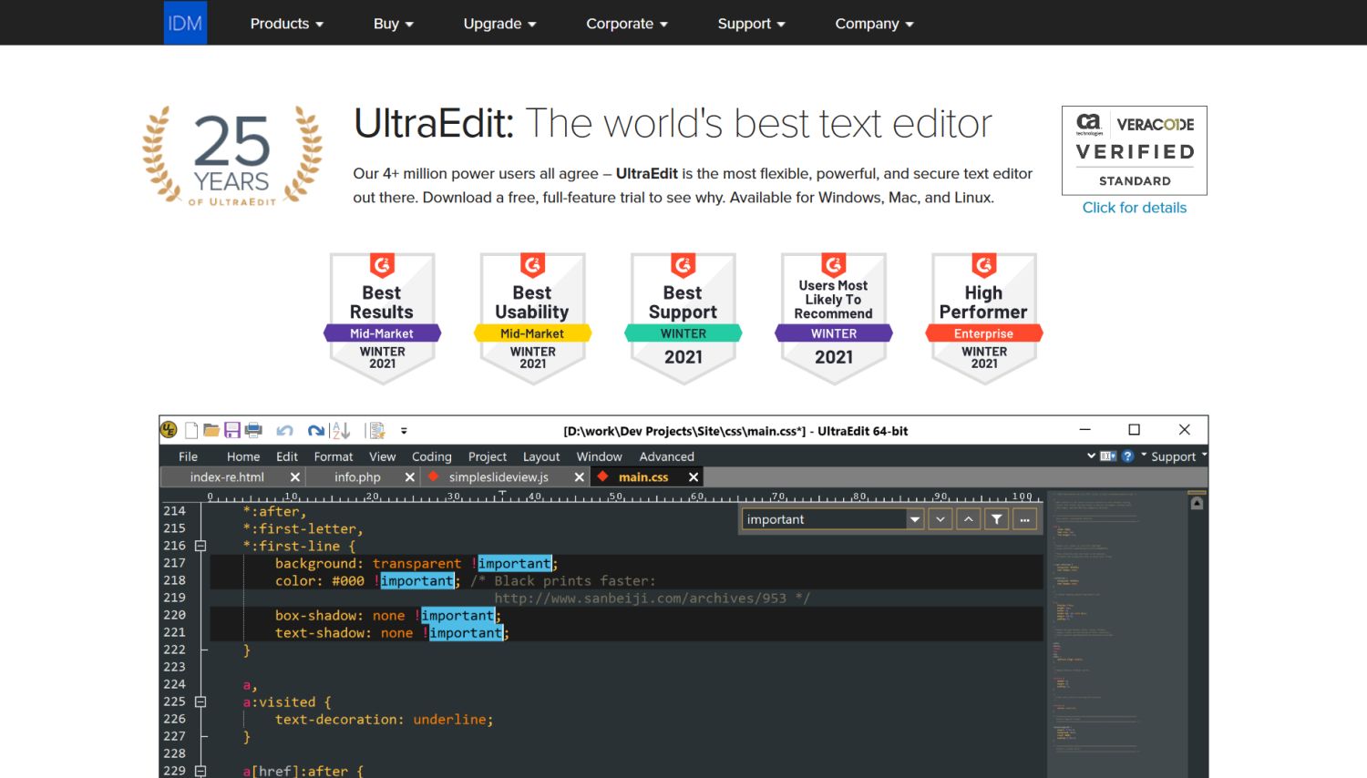 best editor for php and html