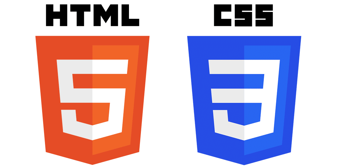 HTML5 och CSS3-logotyper