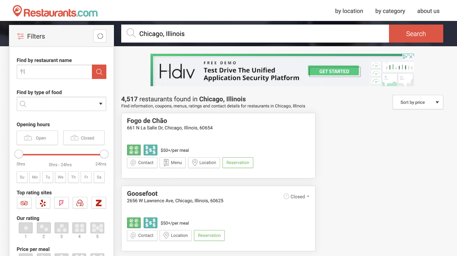 Restaurantes.com é alimentado por Laravel.