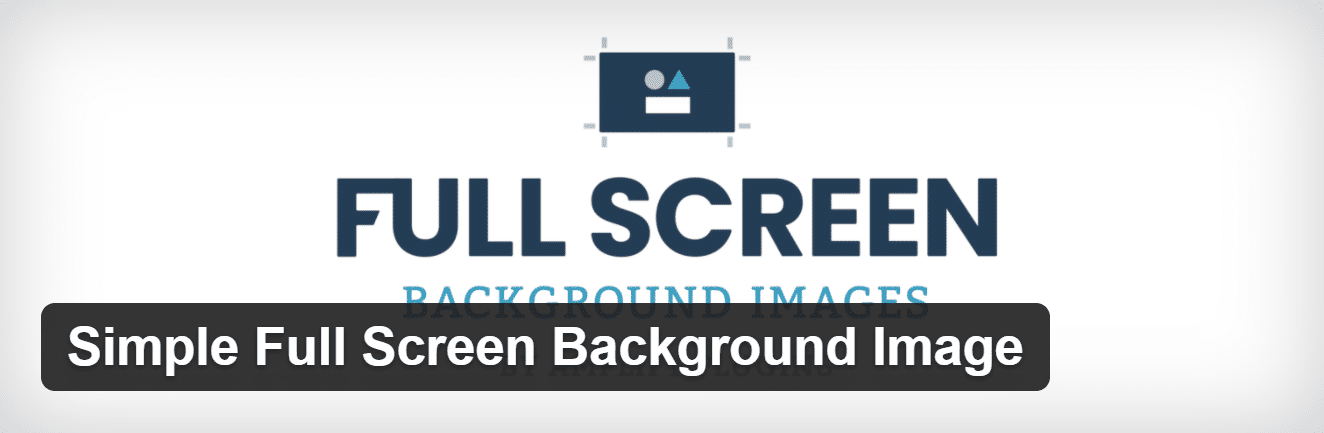 Simple Full Screen Background Image plugin