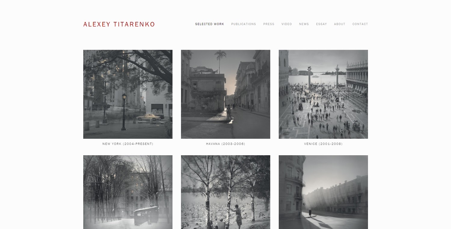 Alexey Titarenko photography website