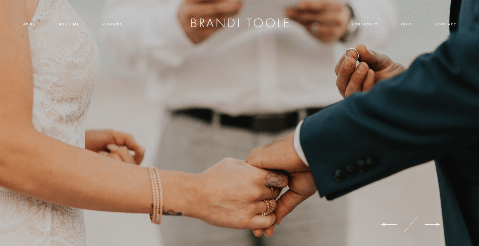 Brandi Toole photography website