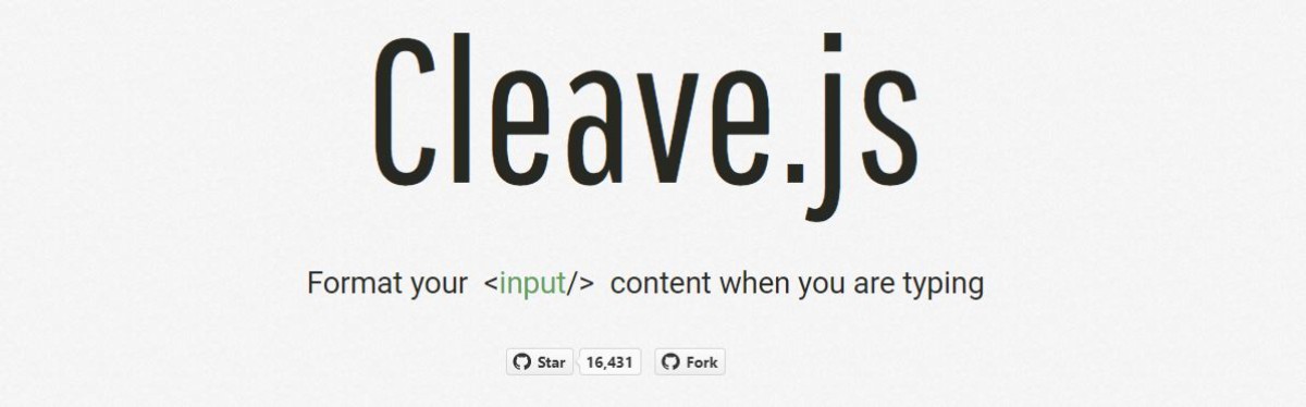 Cleave.js bibliotheek