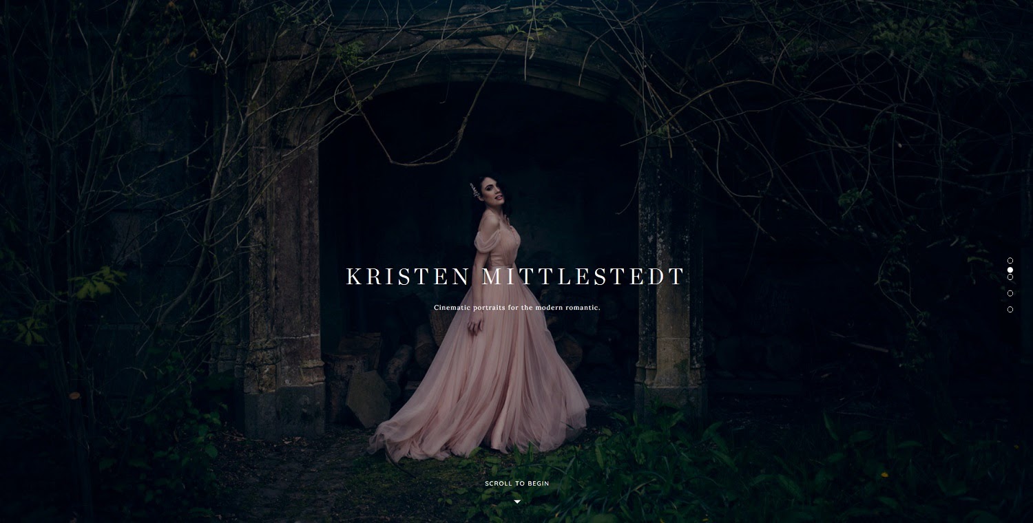 Site web de la photographe Kristen Mittlestedt