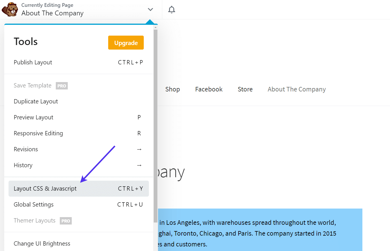 Bouton de mise en page CSS et JavaScript