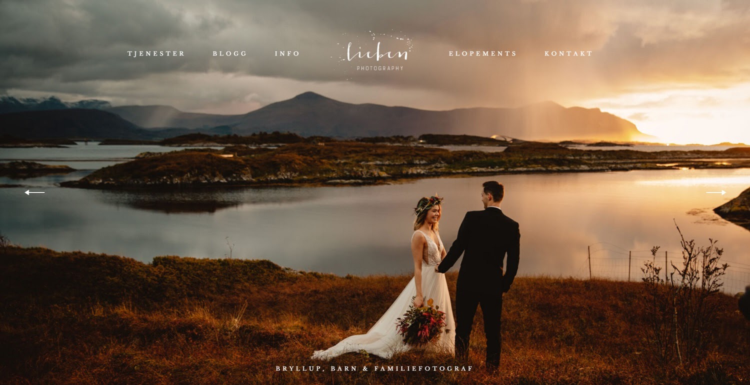 Lieben Photography photography website