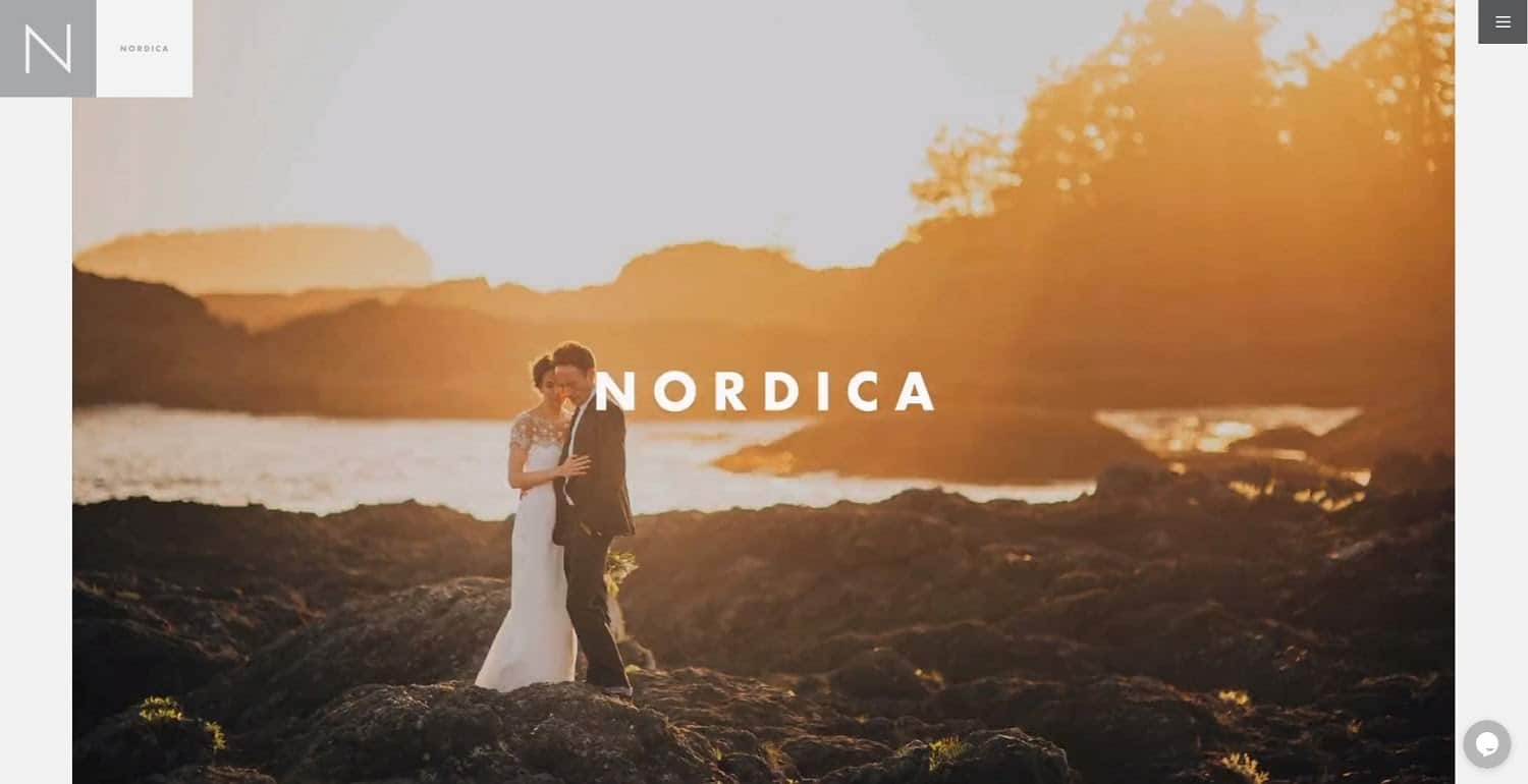 Site web de photographie Nordica