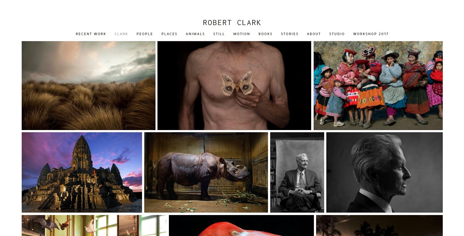 Sito web di fotografia di Robert Clark