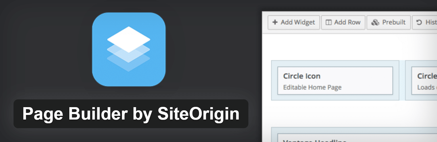 Plugin Page Builder by SiteOrigin