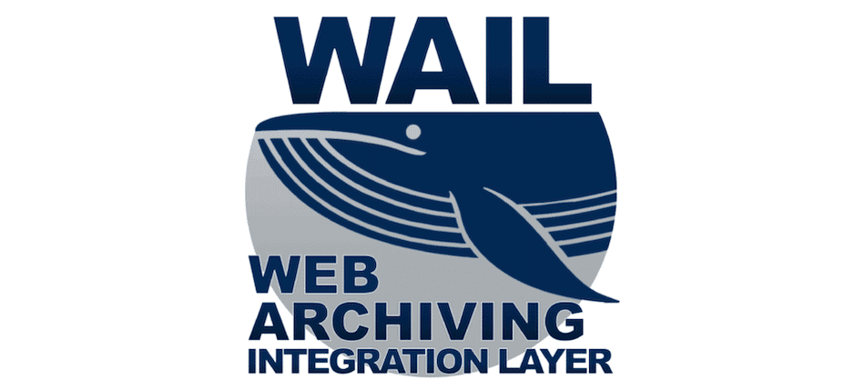 Die Webseite des Web Archiving Integration Layer (WAIL).