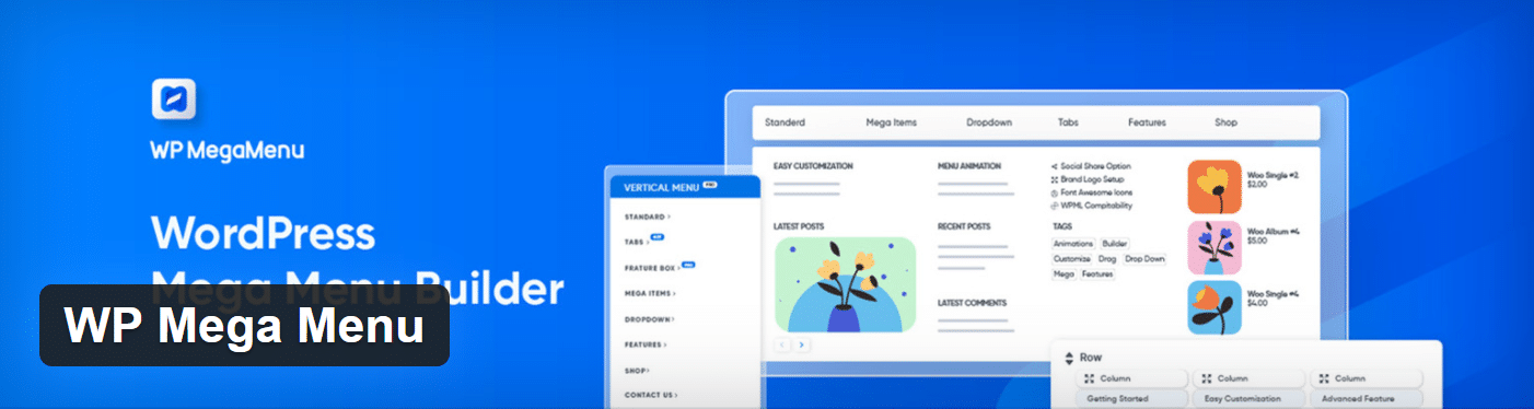 WP Mega Menu plugin