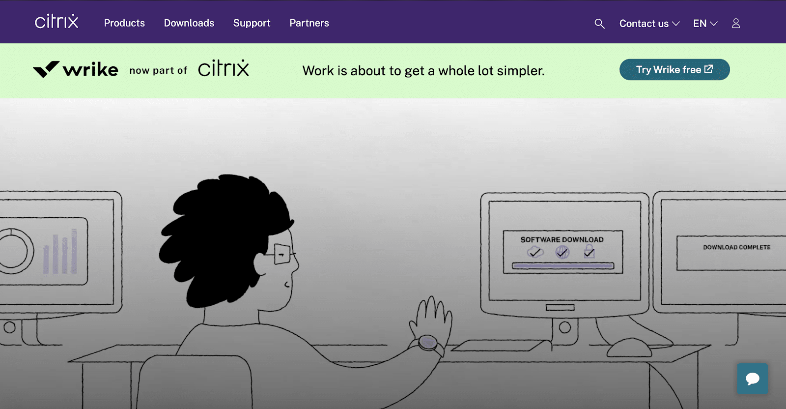 Citrix permet aux employés de se connecter facilement à un bureau depuis n'importe où.