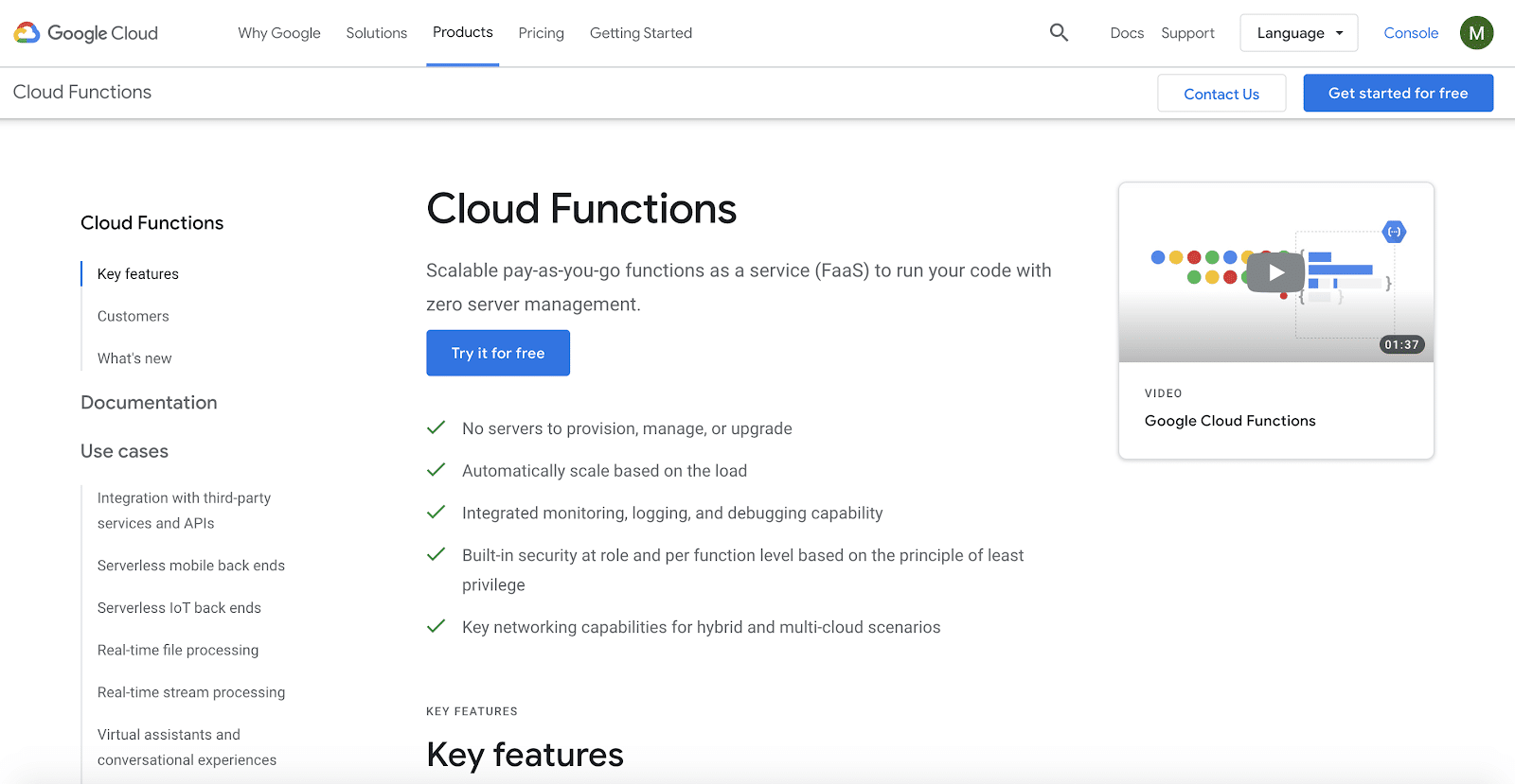 アプリやソフトウェアの関数を合理的に実行できるGoogleのCloud Functions