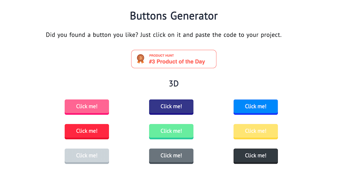 Buttons Generator