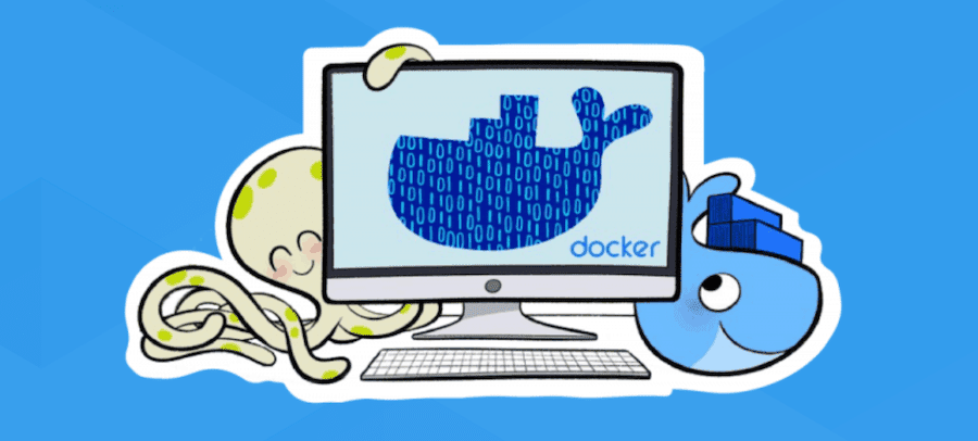 El logotipo de Docker.