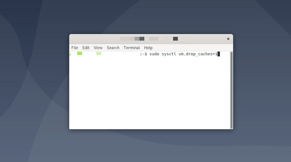 Flushing the cache in Debian. Vaciar la caché en Debian.