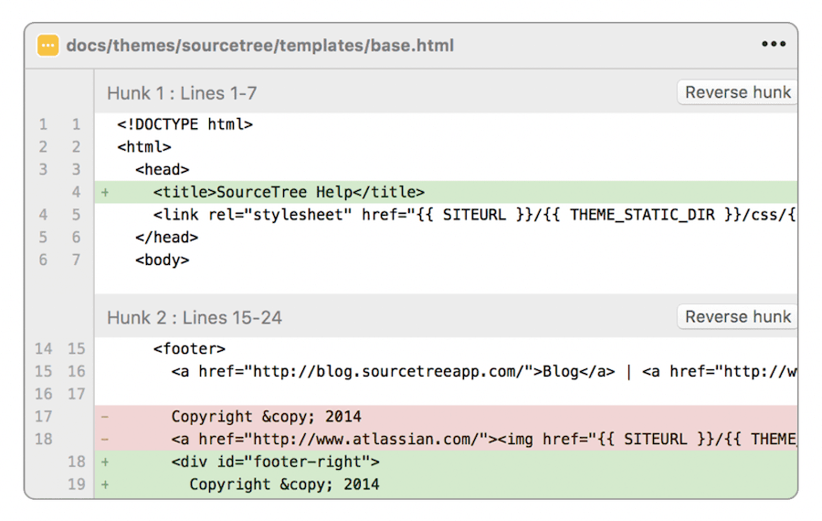 La página de inicio de Sourcetree.