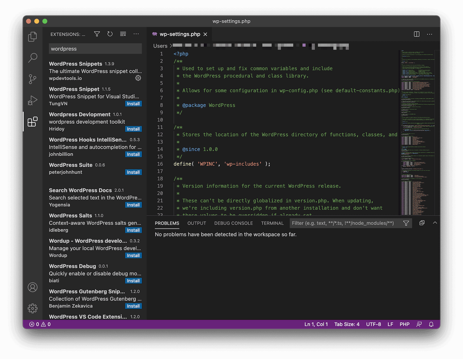 Der Visual Studio Code Editor.