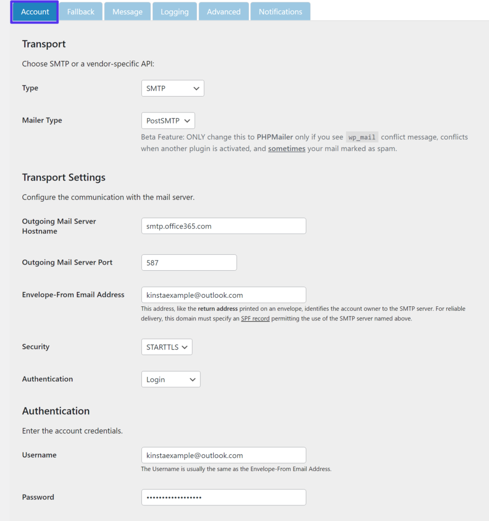 How To Set The Correct Outlook SMTP Settings
