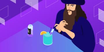 Featured image illustration for DNS Poisoning showing a shady person mixing poison in a drink.