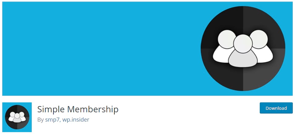 Simple Membership Plugin.