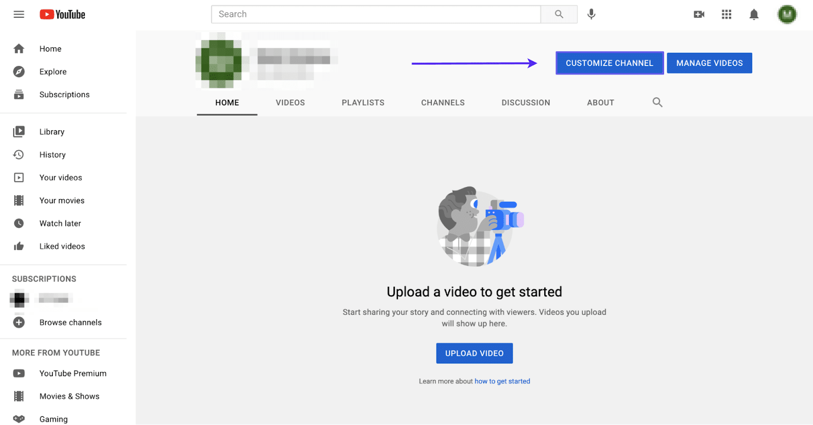 HOW TO CREATE A CHANNEL
