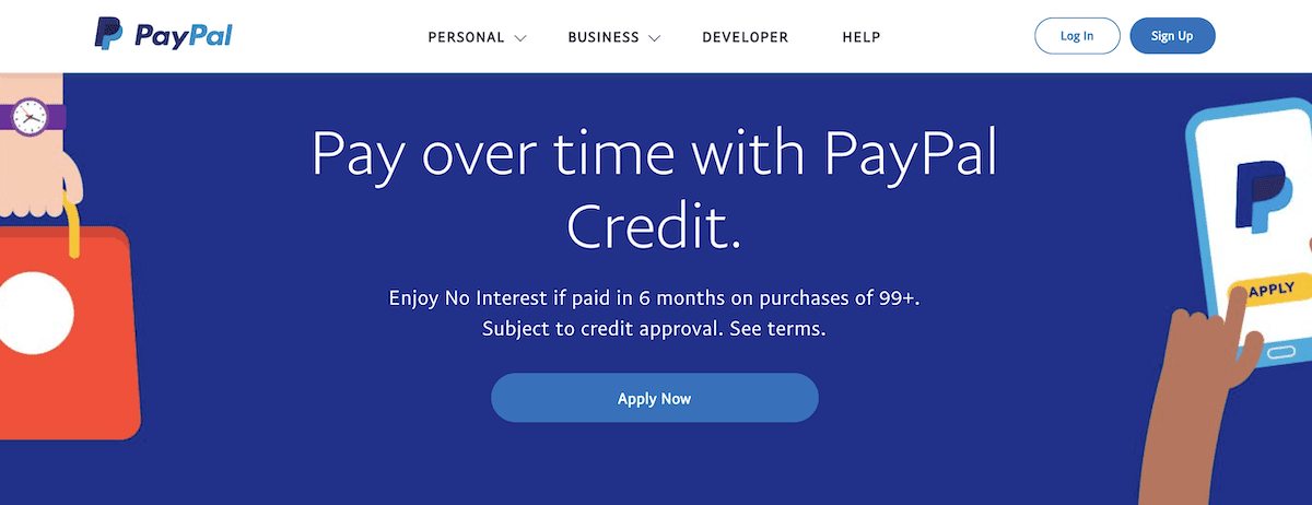 PayPal website