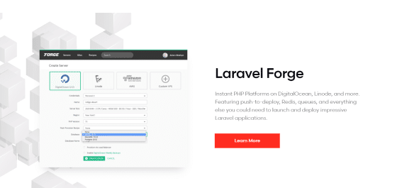 Laravel is the most popular PHP framework for web development.