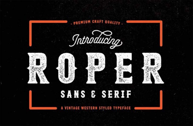 Top 40 Rugged Western Fonts (Free & Premium)
