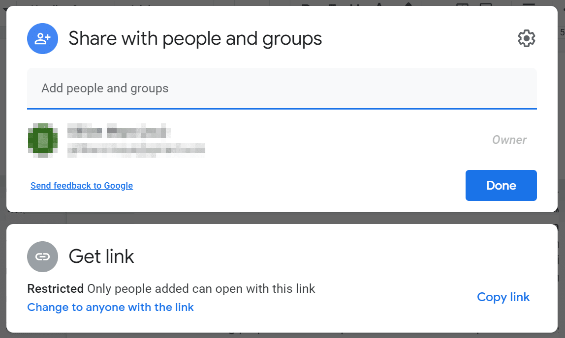 Teile ein Google Doc mit anderen Personen, entweder direkt oder mit einer URL.