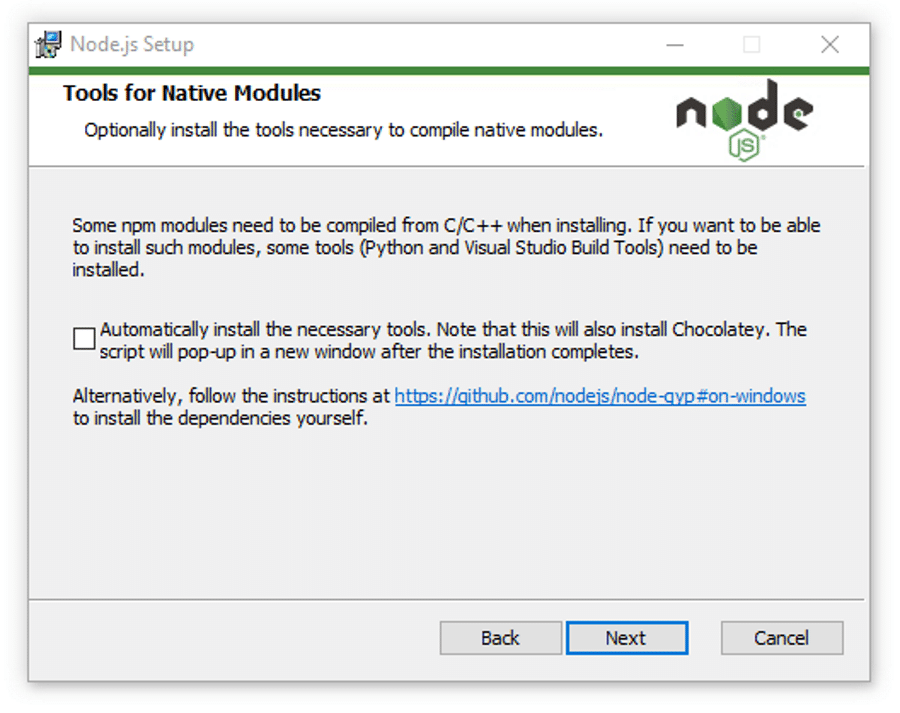 how to update node js windows cmd