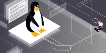Illustration for Linux commands showing Tux, the official brand character of the Linux kernel.