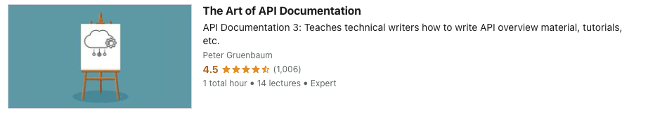 Descrizione del corso The Art of API Documentation su Udemy.