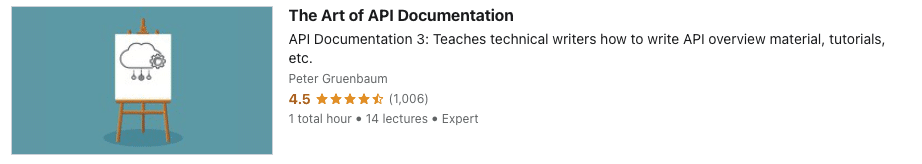 Die Kunst der API-Dokumentation Kursbeschreibung auf Udemy