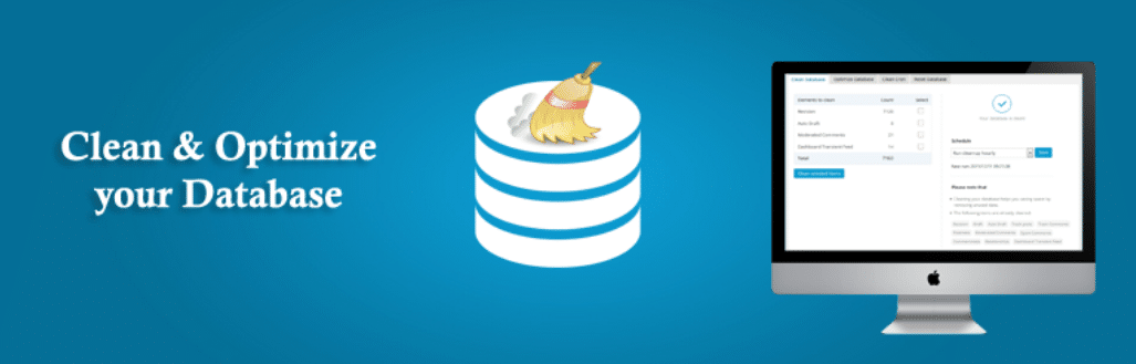 O plugin Advanced Database Cleaner do WordPress.