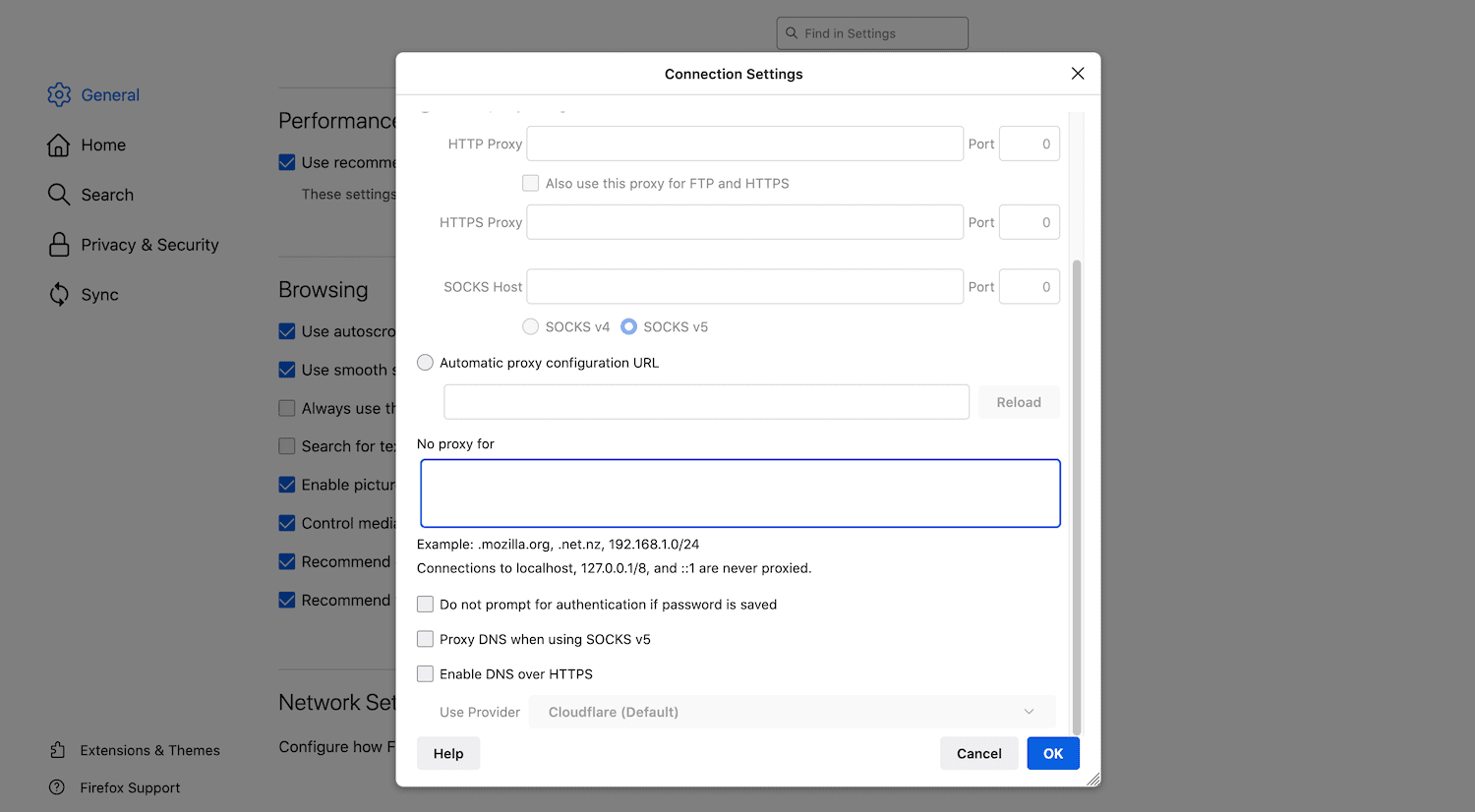 Clique em habilitar o DNS sobre HTTPS