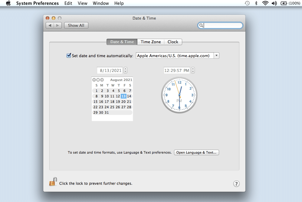 Verifique se você está usando a data e hora corretas.