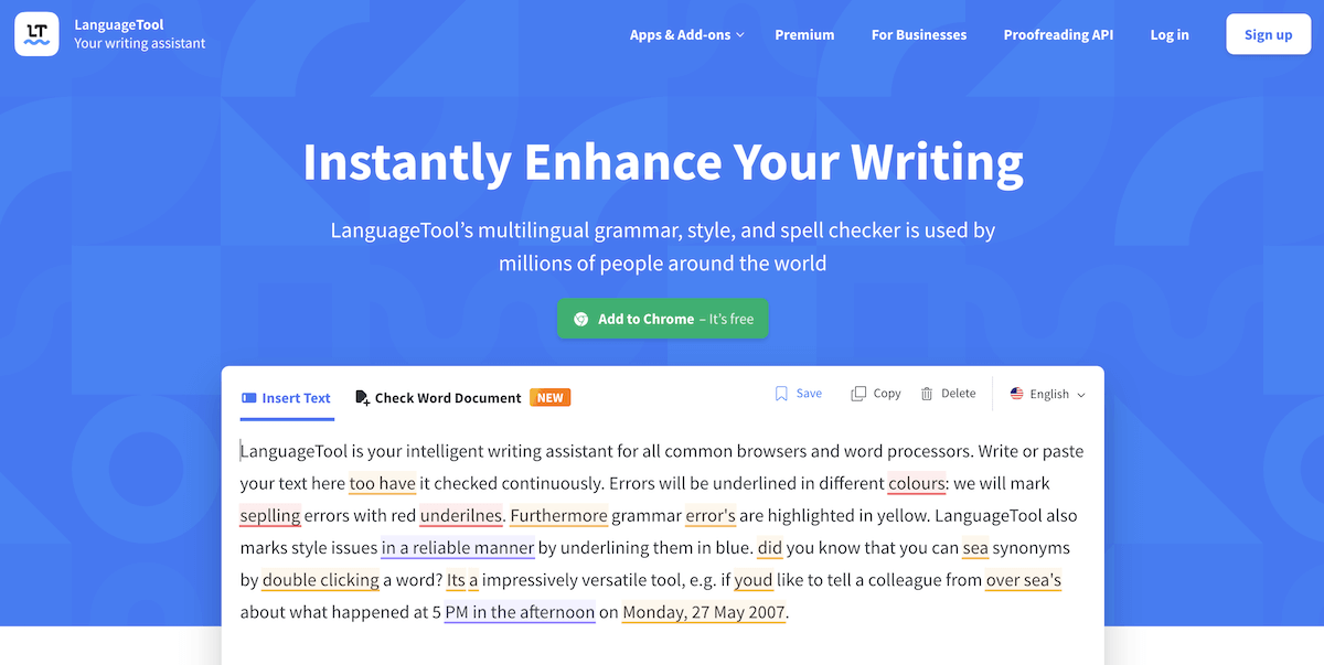 grammarly similar websites free